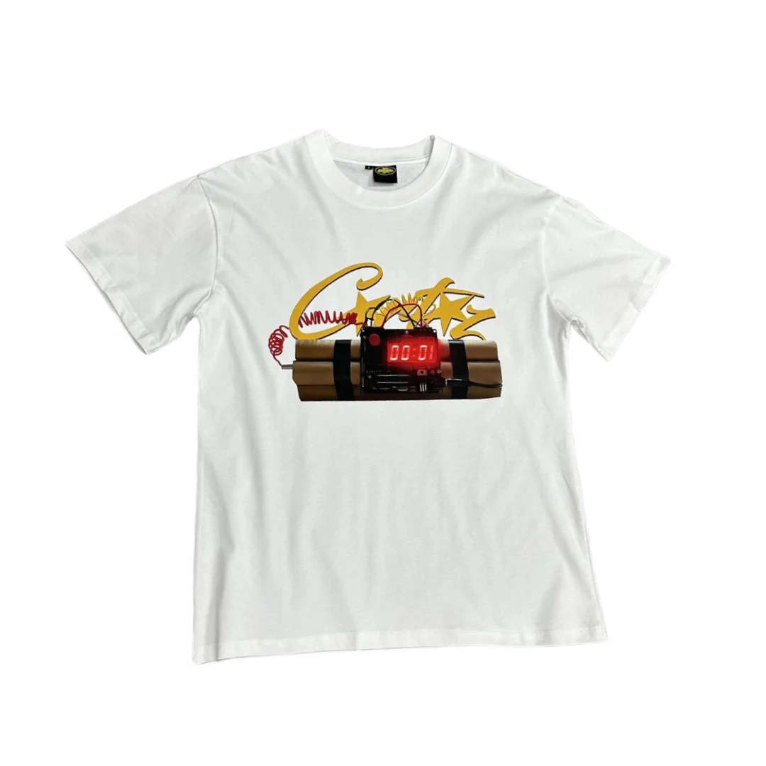 Corteiz Ticking Bomb T-Shirt White