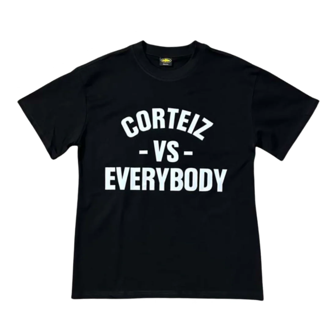 Corteiz Vs Everybody T-Shirt Black