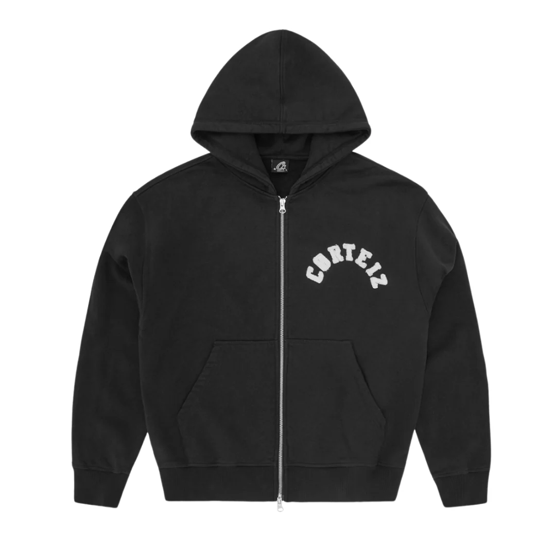 Corteiz Zip Hoodie Black