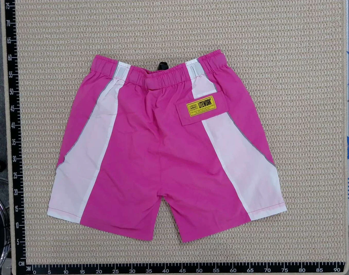 Corteiz Rain Shorts Pink - Image 3