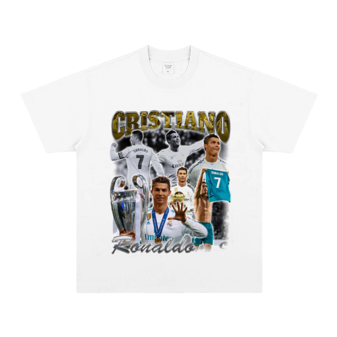 CR7 Champions League T-Shirt White