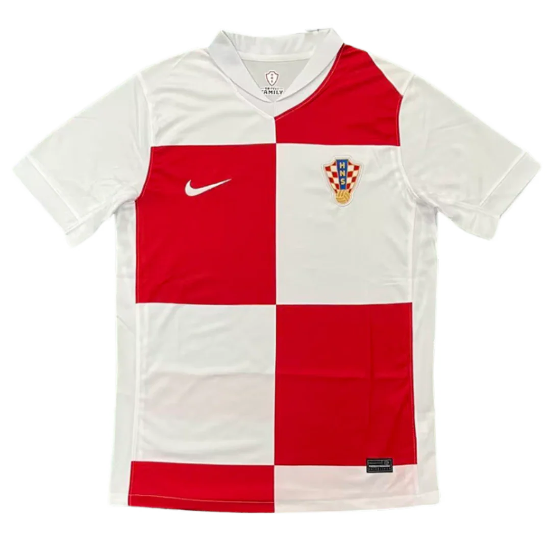 Croatia 2024 Home Jersey White