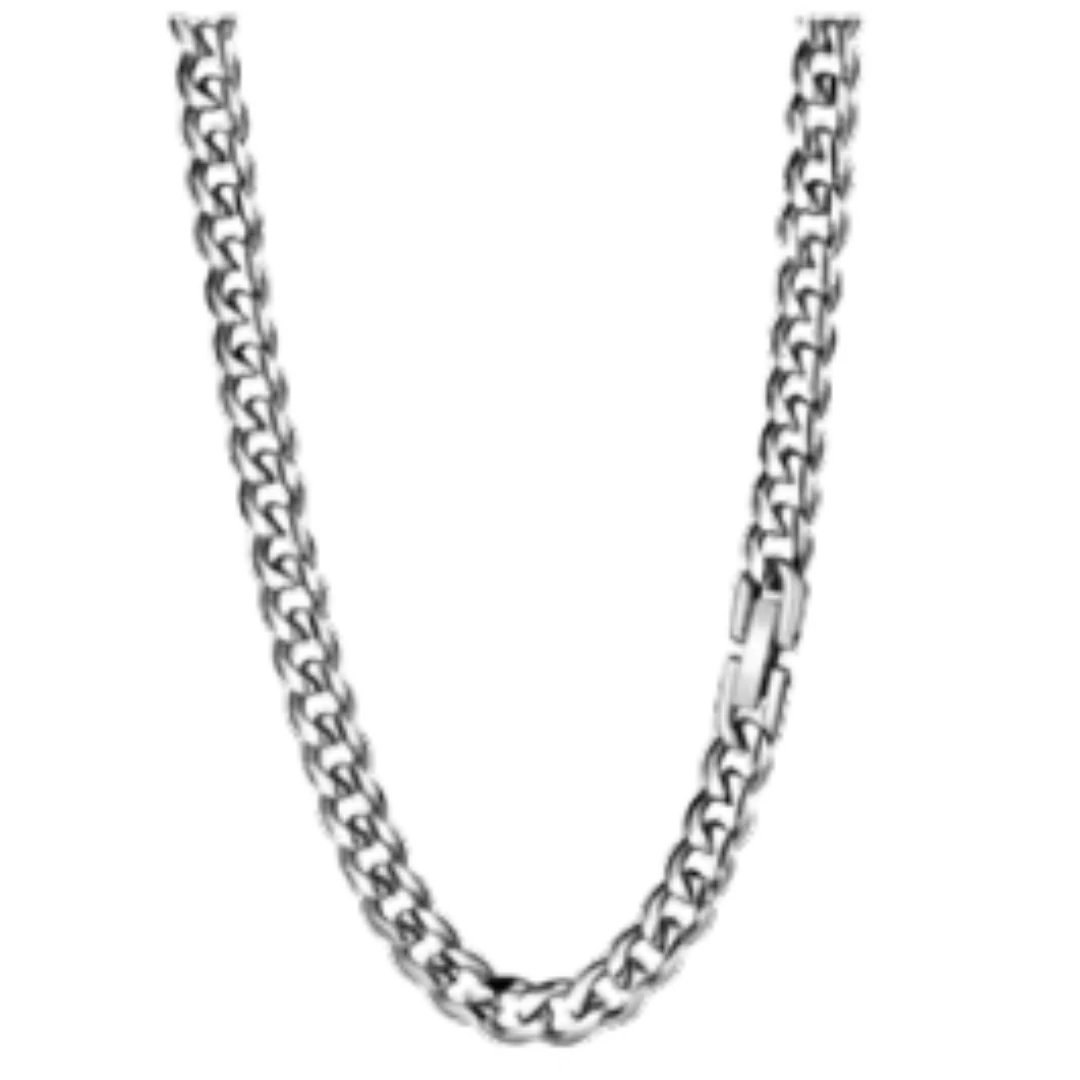 Cuban Chain Silver Necklace