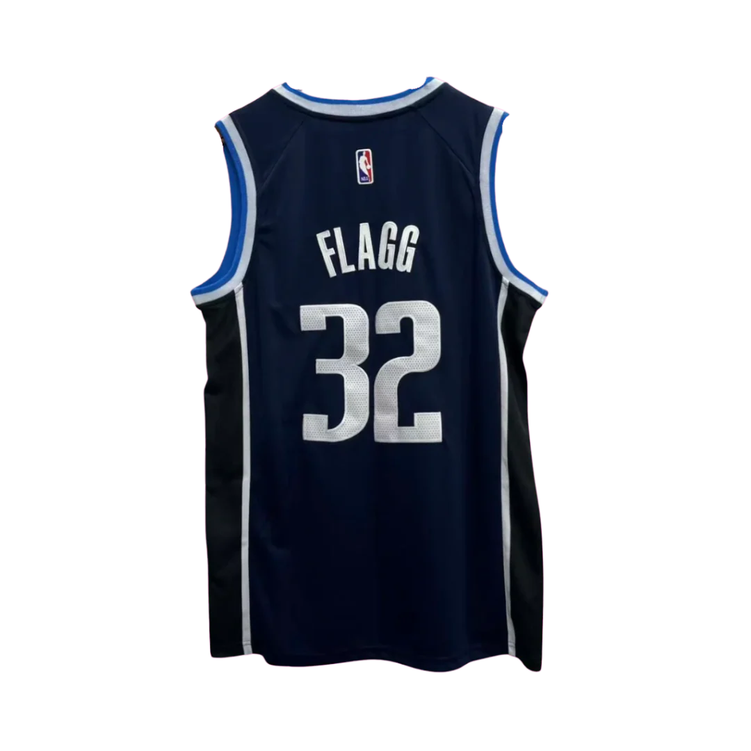 Dallas Mavericks Jordan Brand Statement Edition Swingman Jersey Marine blue Number 32 Flagg