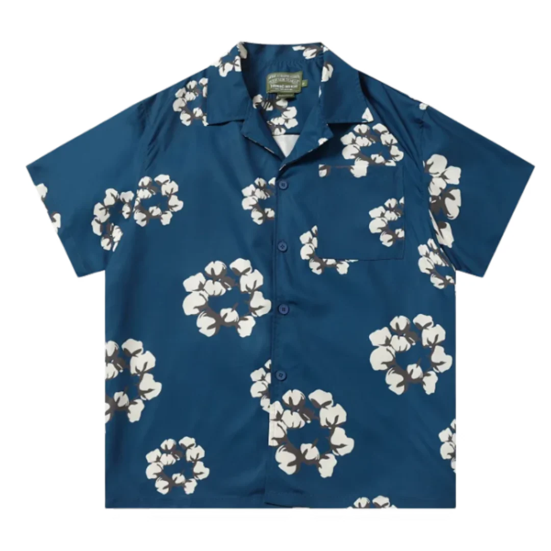 Denim Tears Beach Shirt Blue