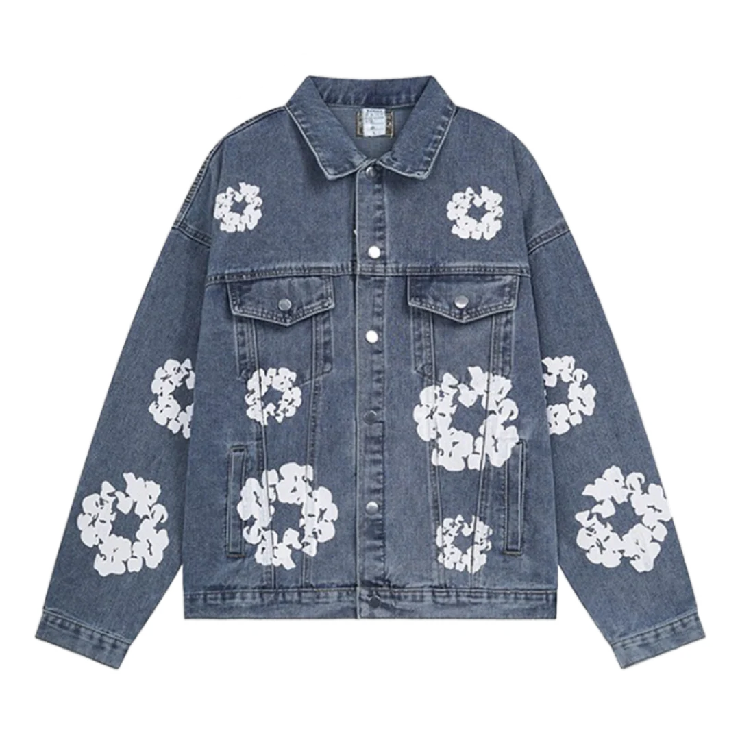 Denim Tears Button Jeans Jacket Blue