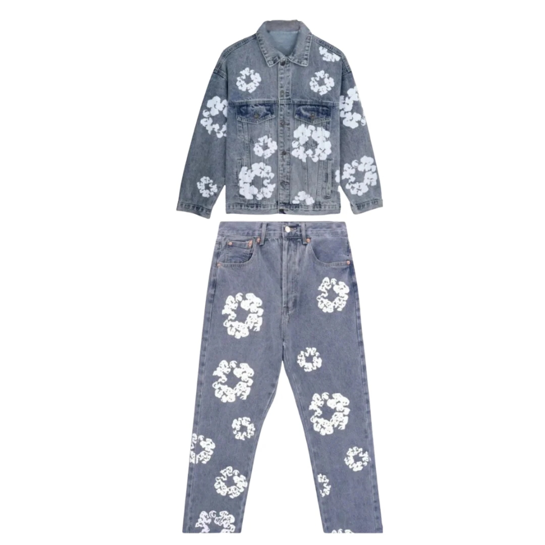 Denim Tears Denim Jeans Suit Blue
