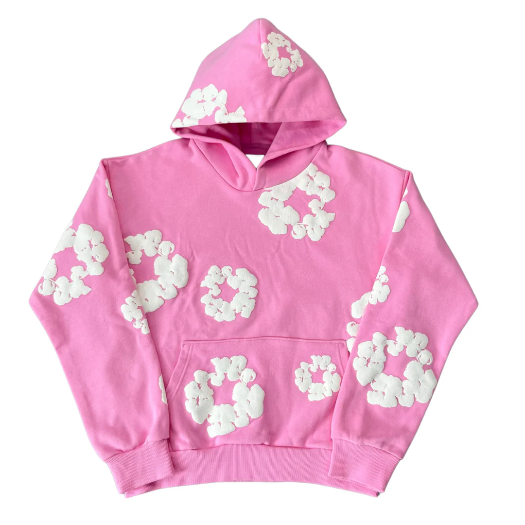 Denim Tears Hoodie Pink