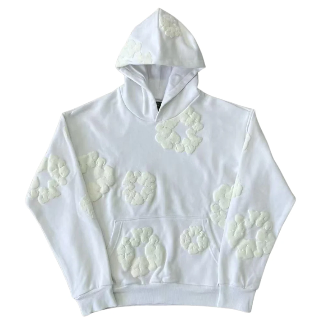 Denim Tears Hoodie White Cream
