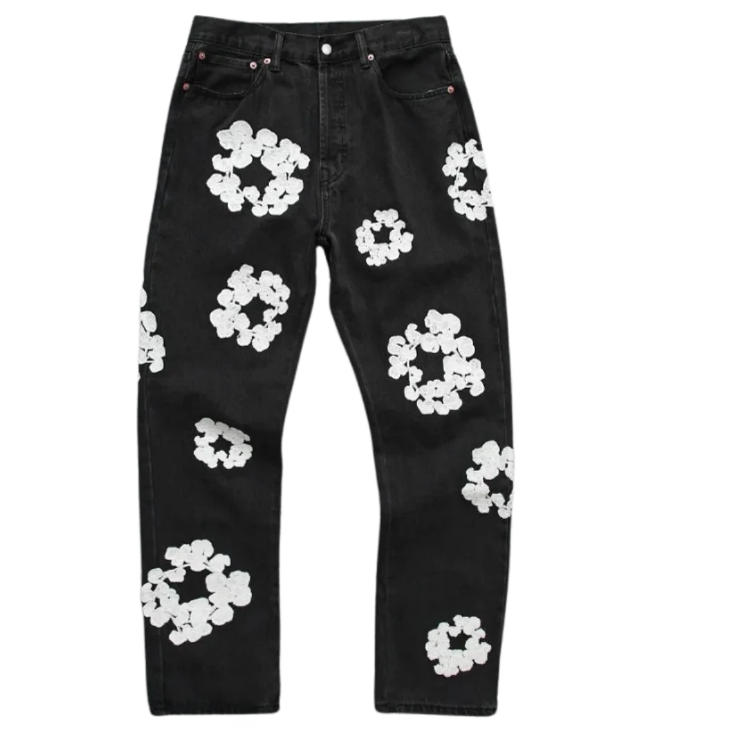 Denim Tears Jeans Black White
