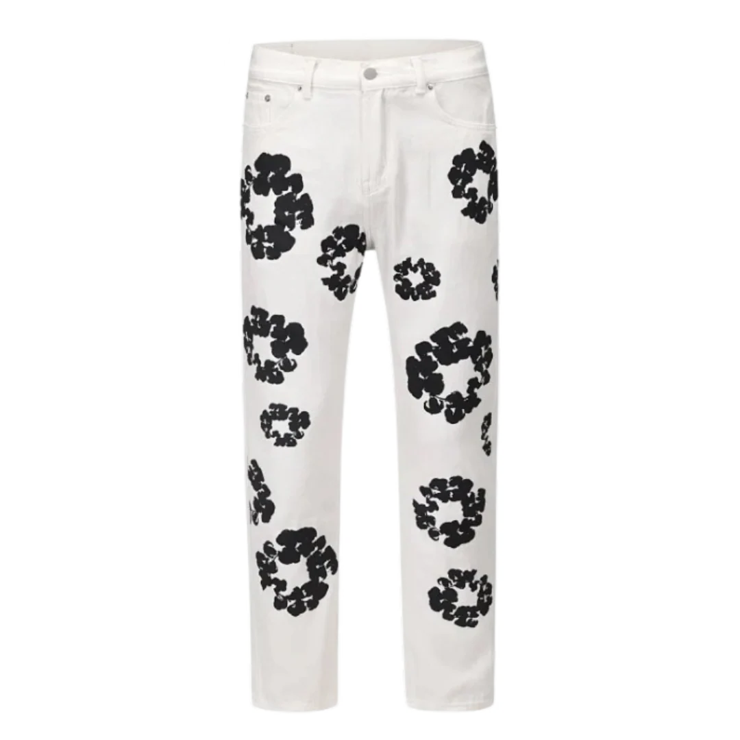 Denim Tears Jeans Navy White Black