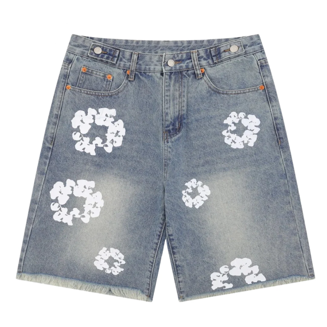 Denim Tears Jeans Shorts Light Blue