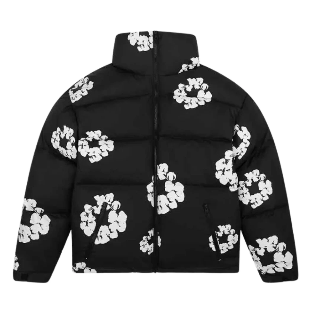 Denim Tears Puffer Jacket Black