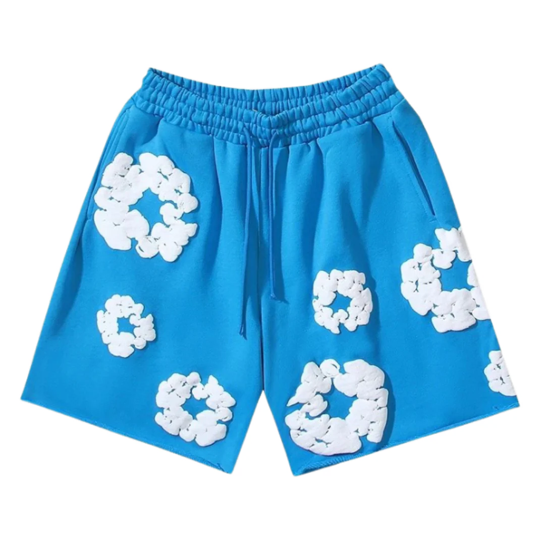 Denim Tears Shorts Blue & White