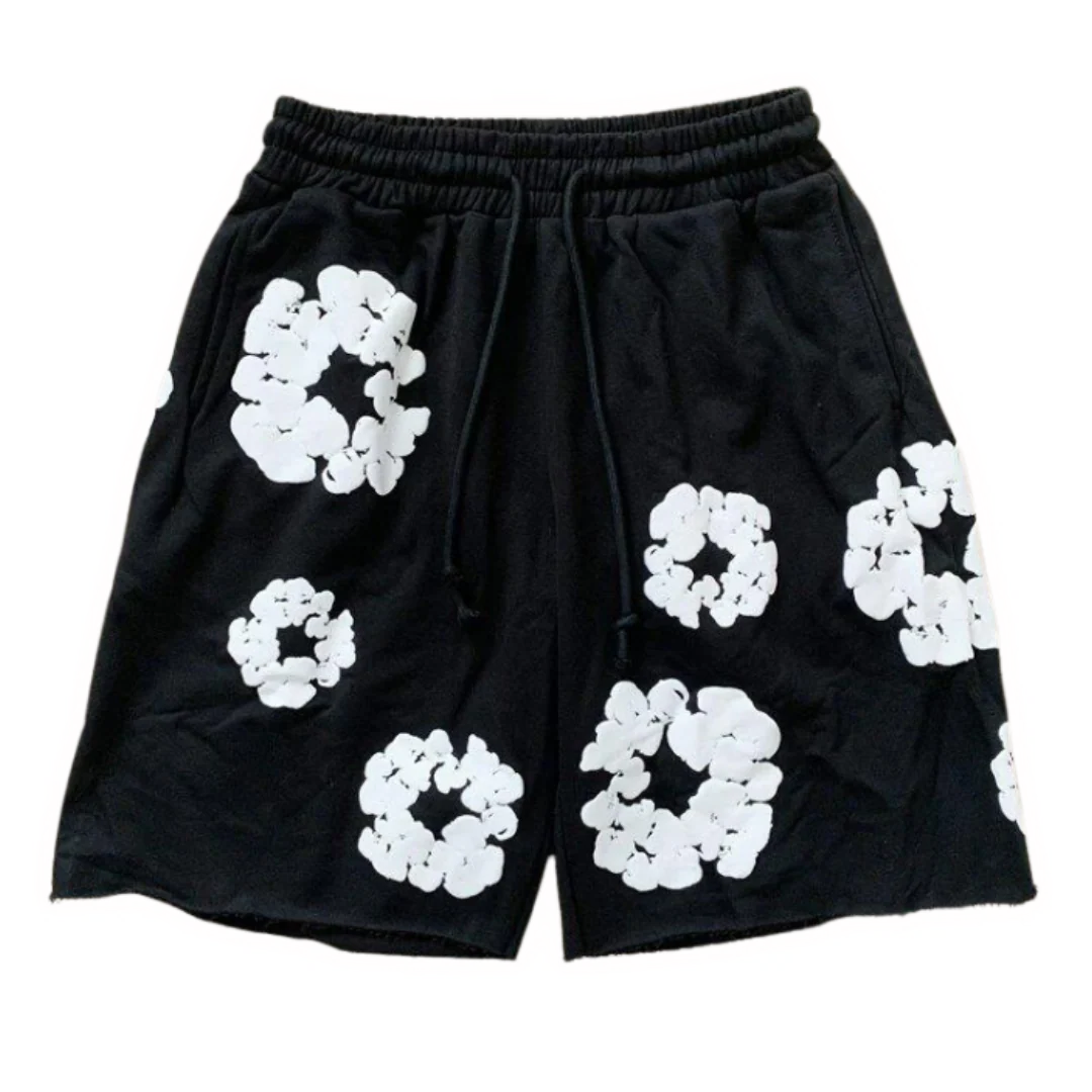 Denim Tears Shorts White & Black