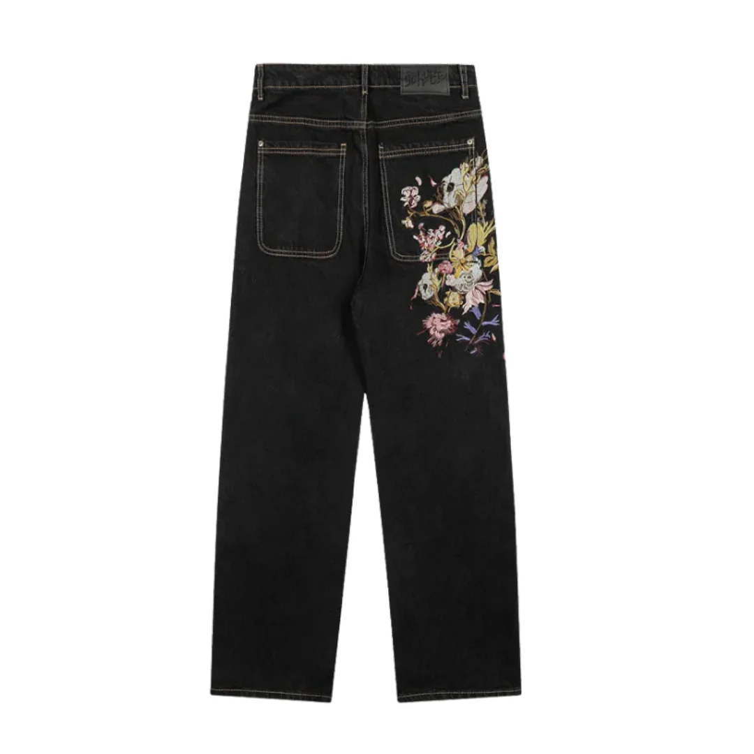 Derschutze Blossom Jeans Black
