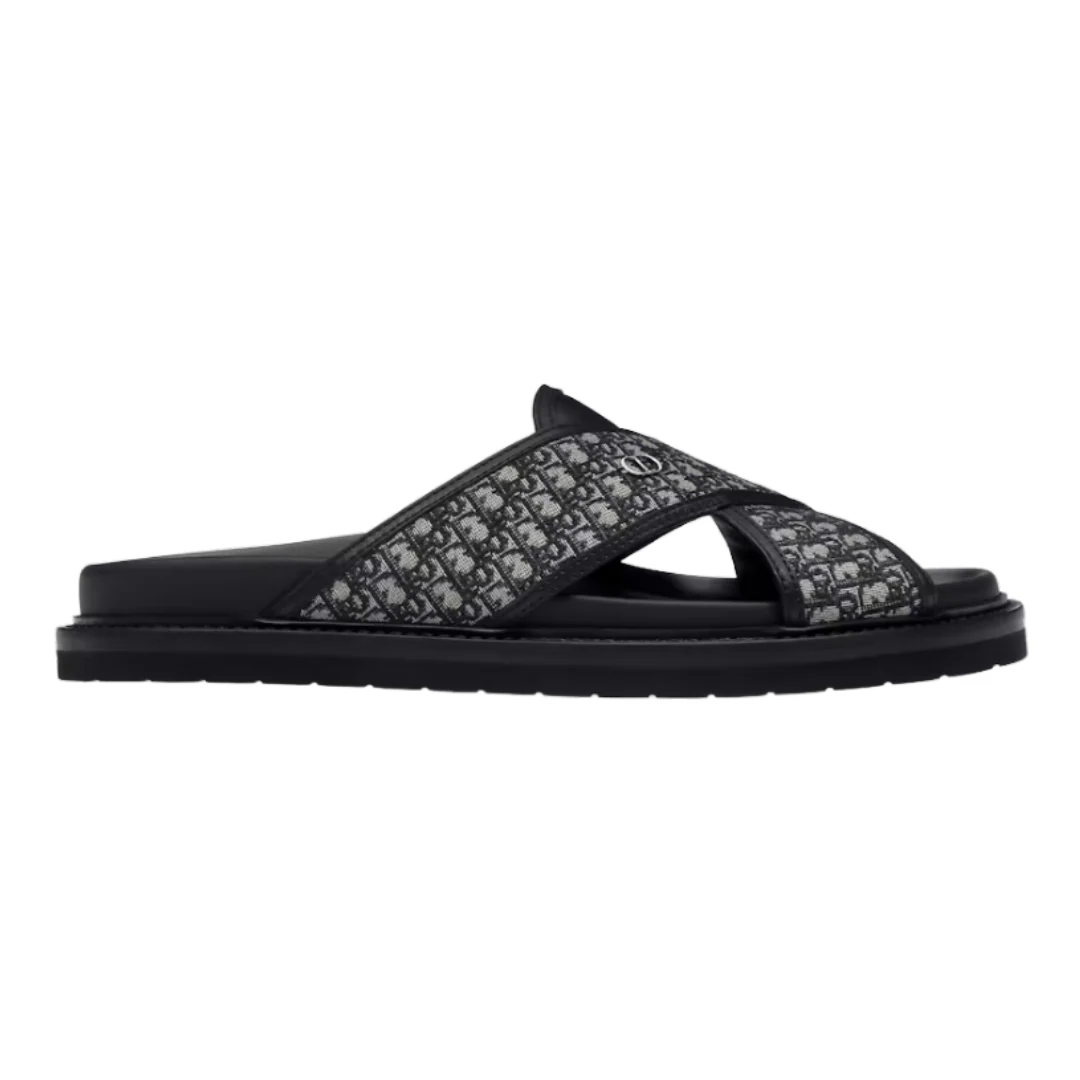Dior Alias Oblique Sandals Black & Grey