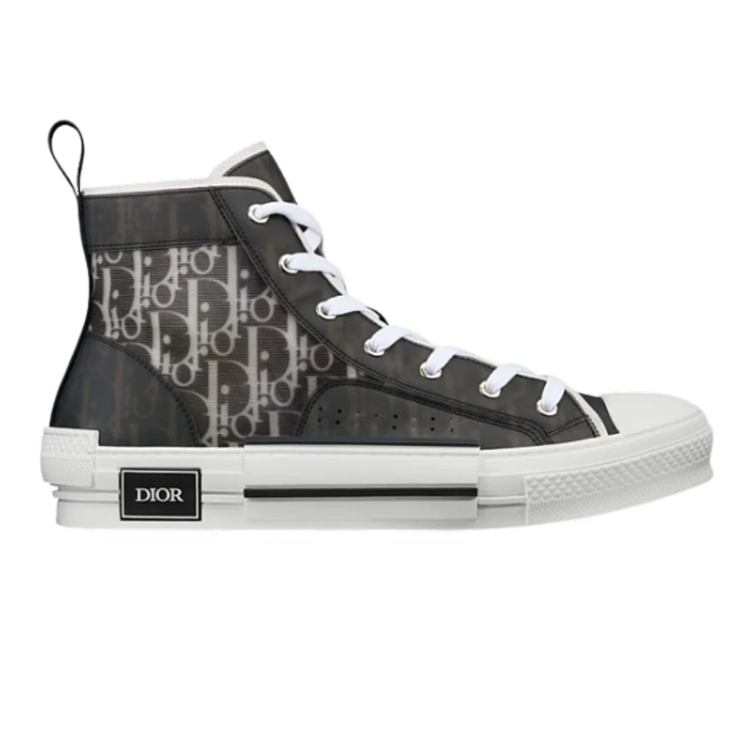Dior B 23 Black White High Top