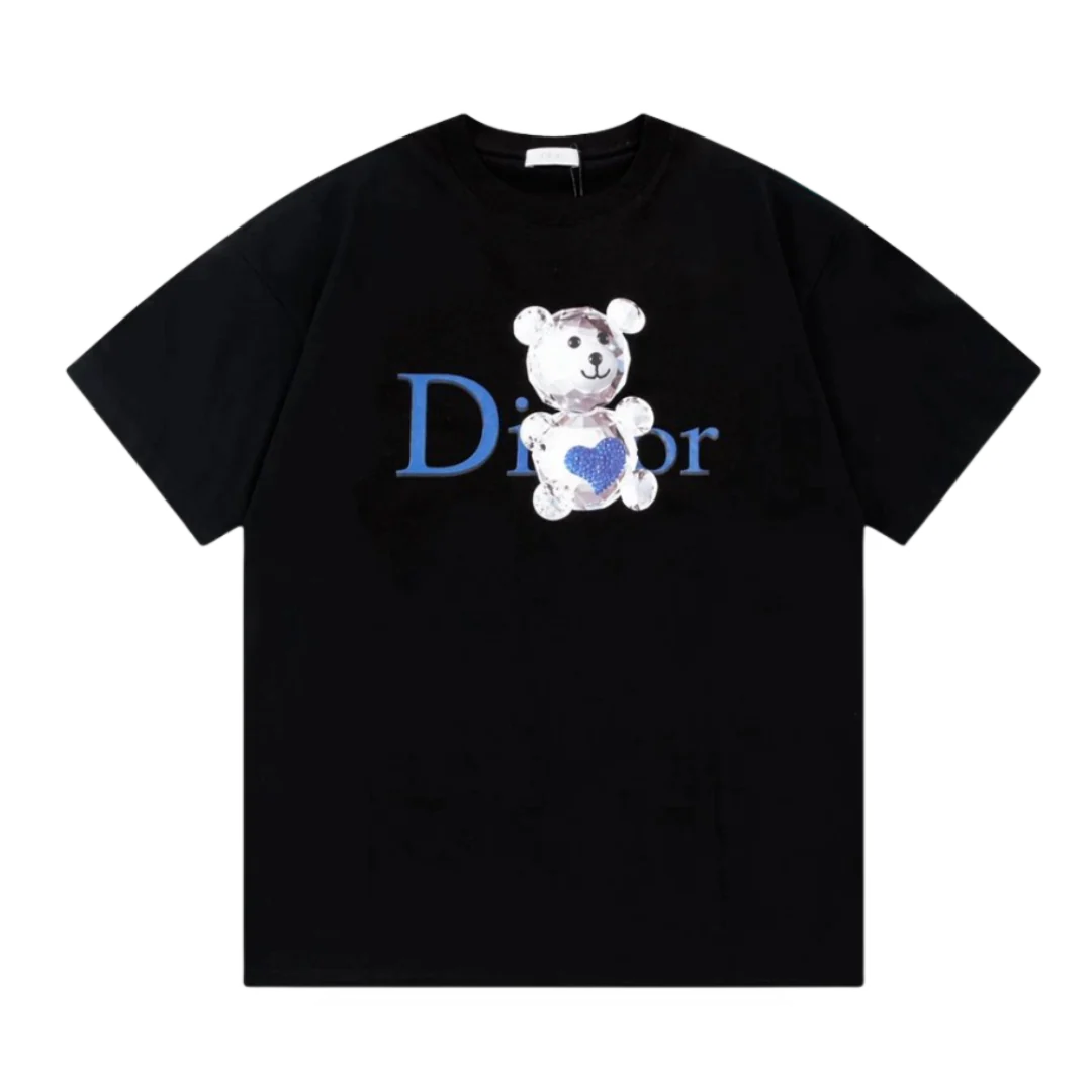 Dior Bear T-Shirt Black