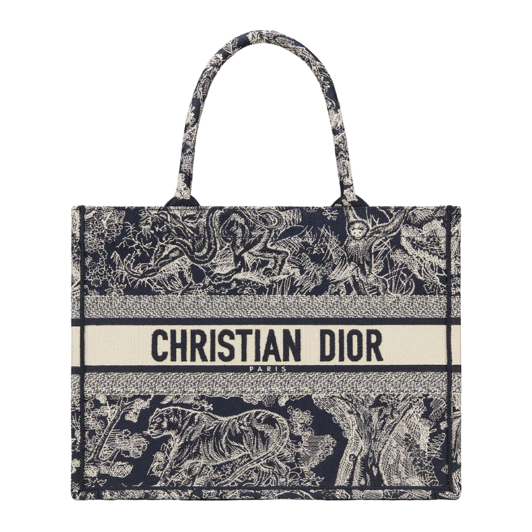 Dior Book Tote Toile de Jouy Reverse Bag