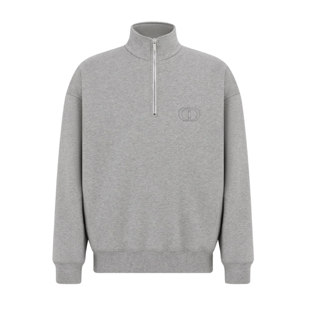 Dior CD Icon Crewneck Sweatshirt Grey