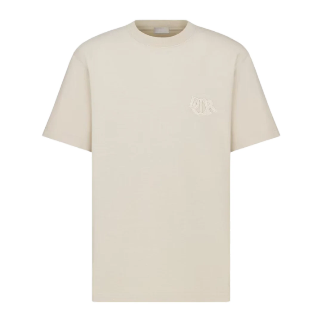 Dior Charm Relaxed Fit T-Shirt Beige