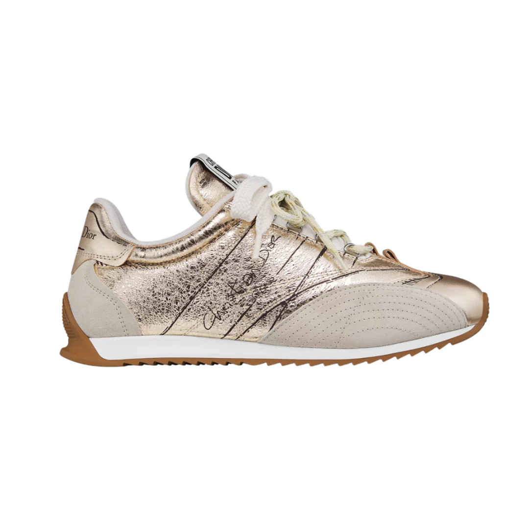 Dior D-Sketch Sneaker Gold