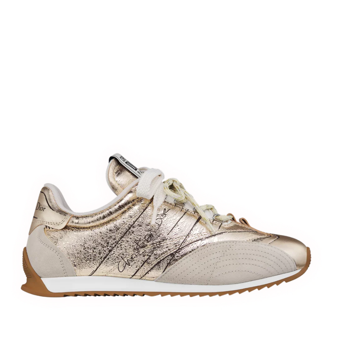 Dior D-Sketch Sneaker Gold