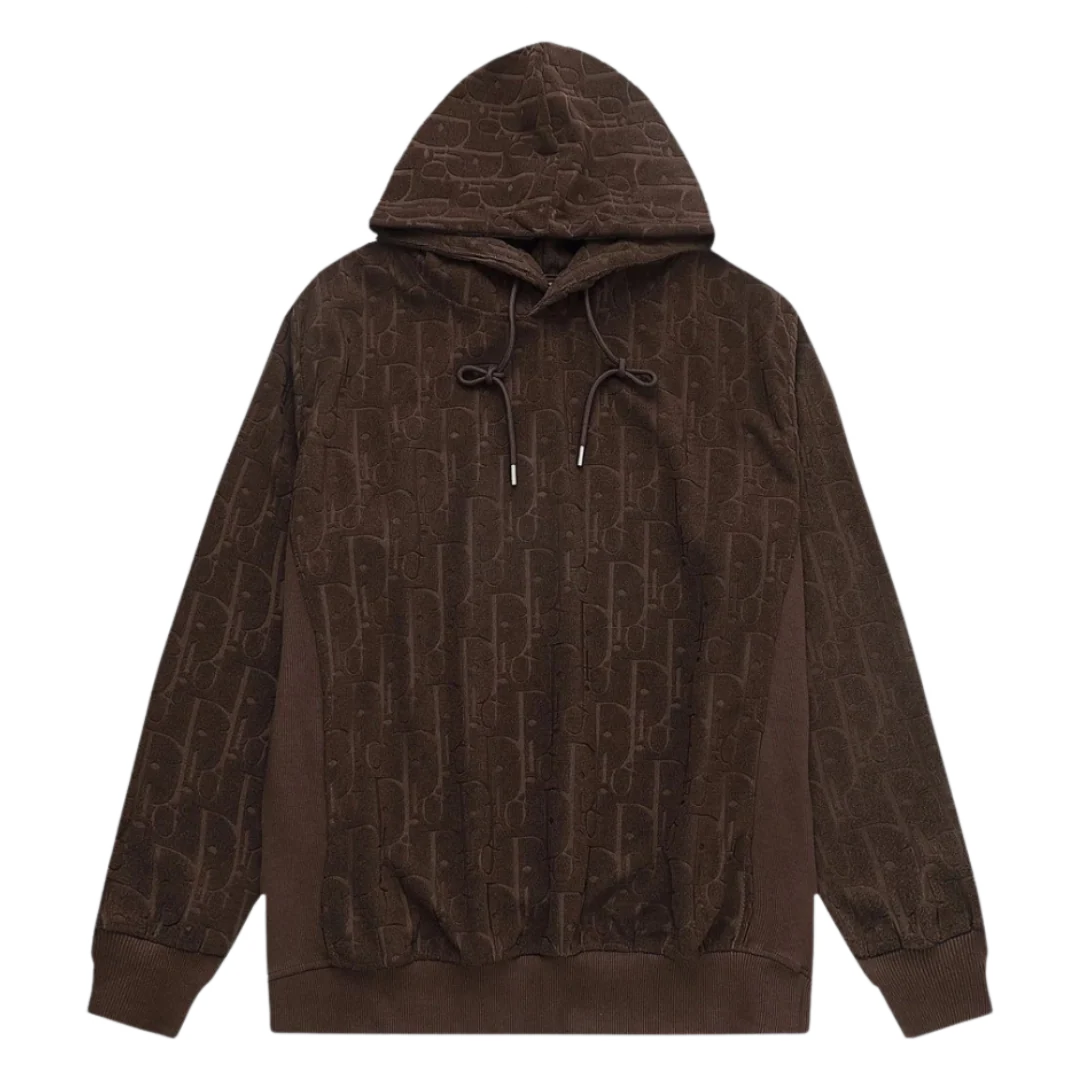 Dior Oblique Hoodie Brown