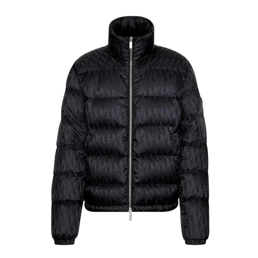 Dior Oblique Monogramm Downjacket Black