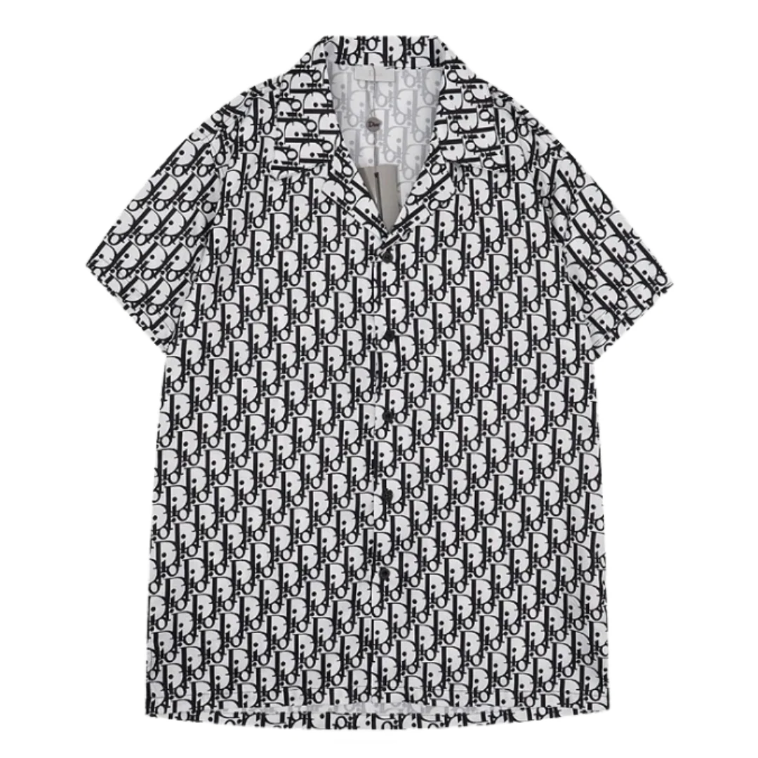Dior Re-Nylon Polo Shirt Black & White