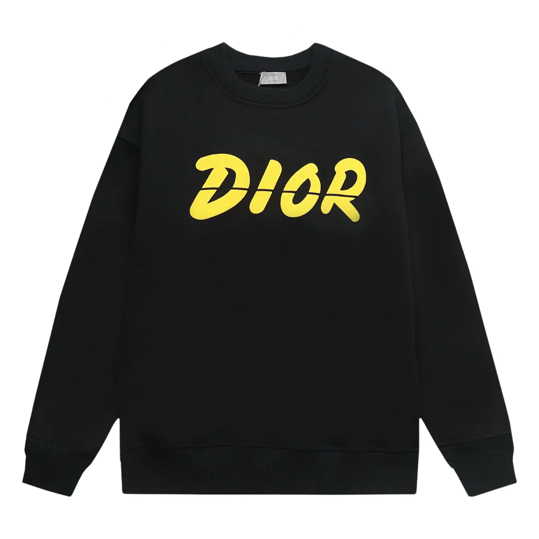 Dior Sweater Black Yellow