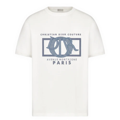 Dior T Shirt White Blue