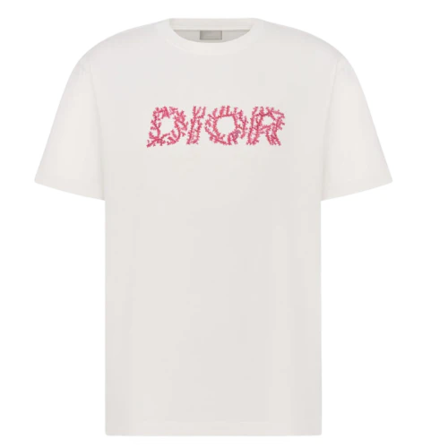 Dior T Shirt White Pink