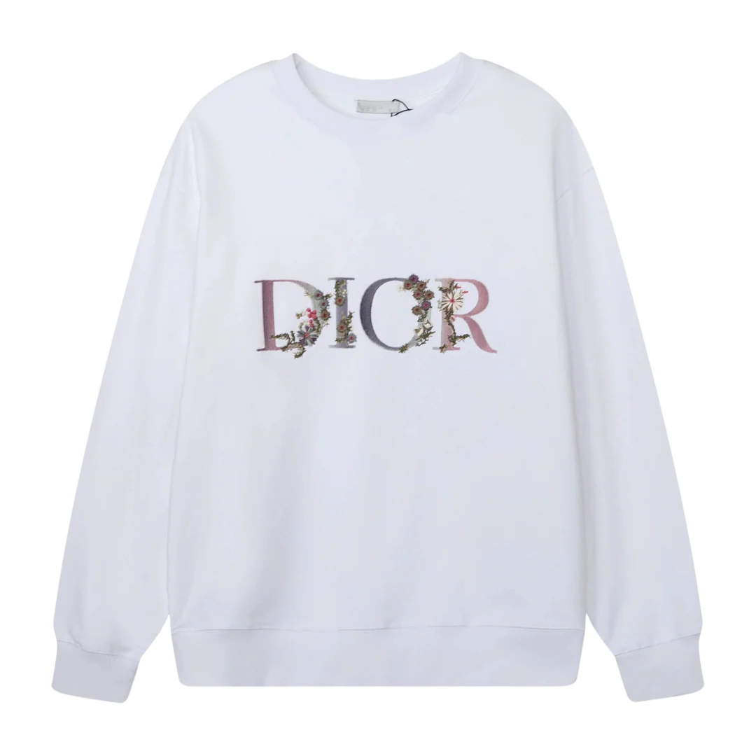 Dior Weed Sweater White