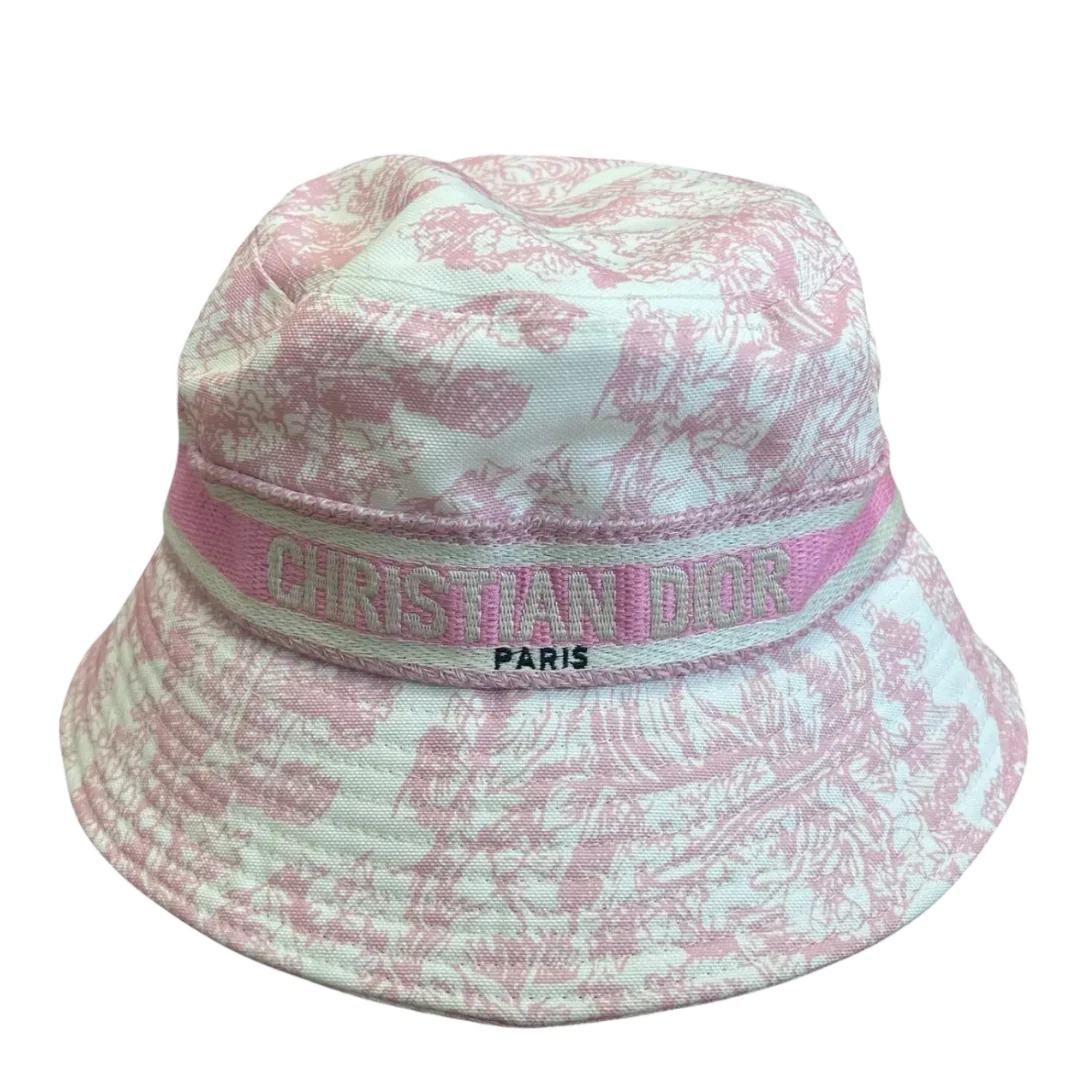 Dior Women Fisherhat Pink & White