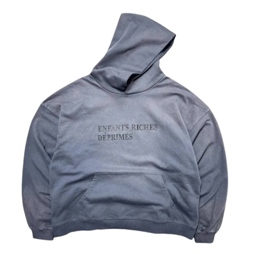 Enfants Riches Deprimes Hoodie Washed Grey