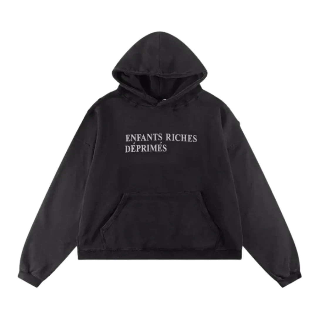 Entfanf Riches Deprimes Hoodie Washed Black