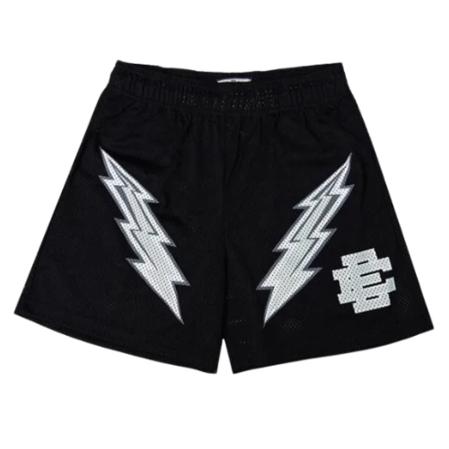 Eric Emmanuel Basketball Shorts Black White Label