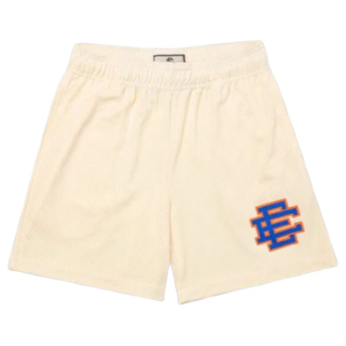 Eric Emmanuel Sports Shorts Apricot Blue Label