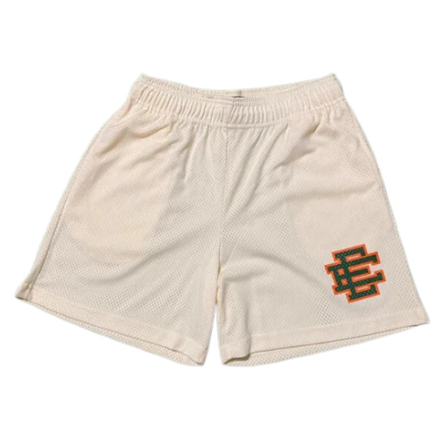 Eric Emmanuel Sports Shorts Apricot Green Label