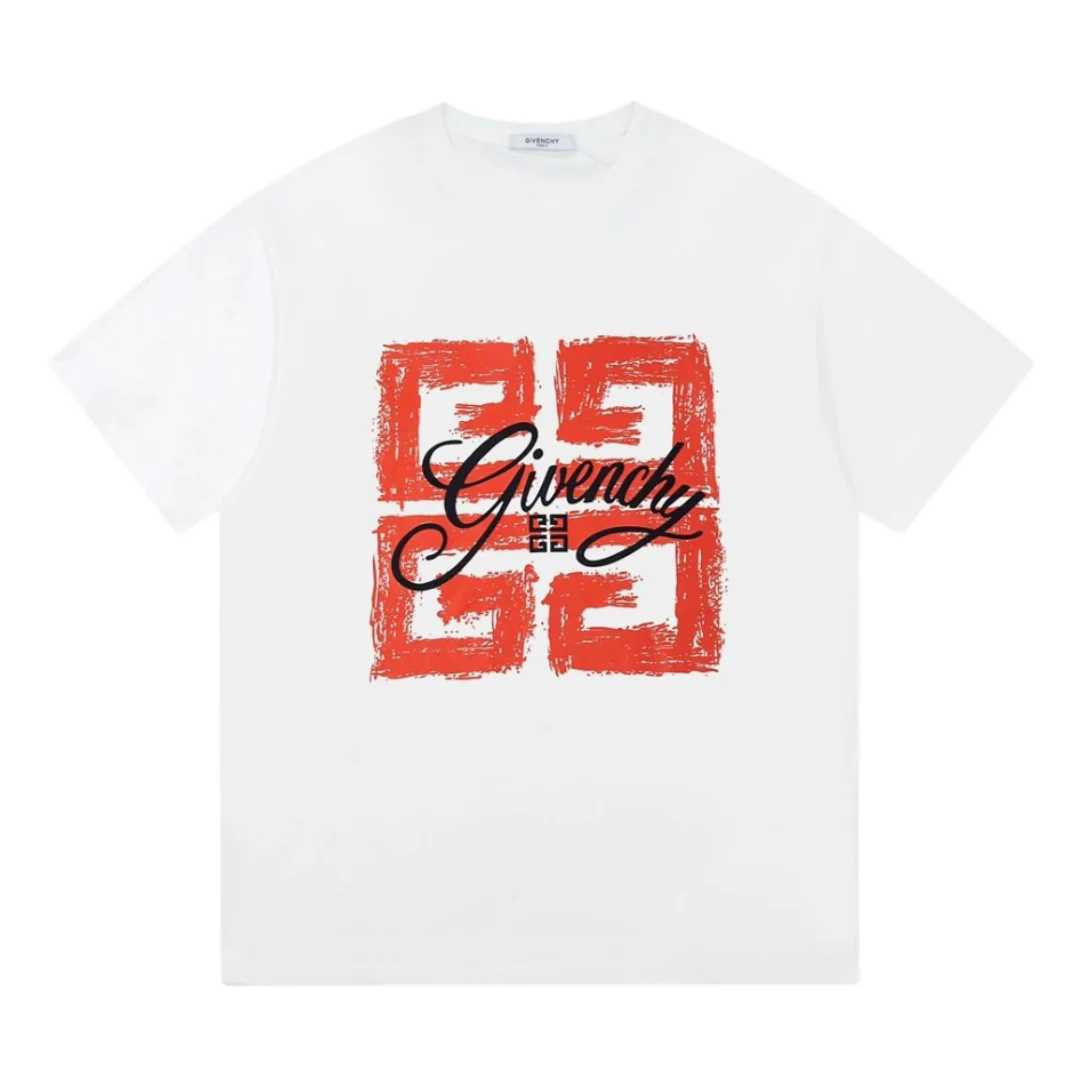 Givenchy Red Double G T-Shirt White