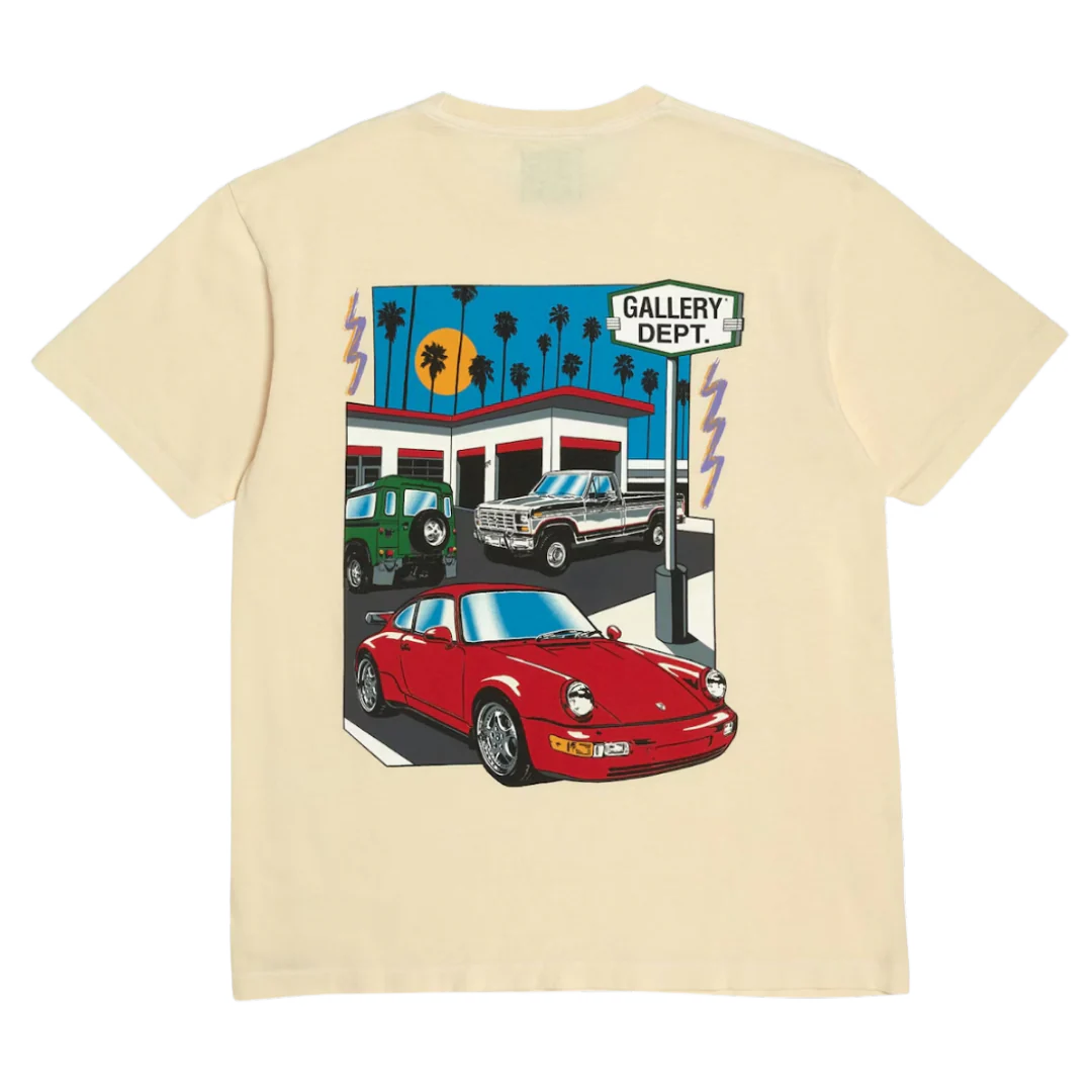 Gallery Dept. Drive Thru T-Shirt Creme