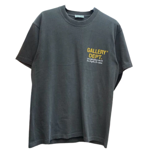 Gallery Dept Washed Vintage T Shirt Grey