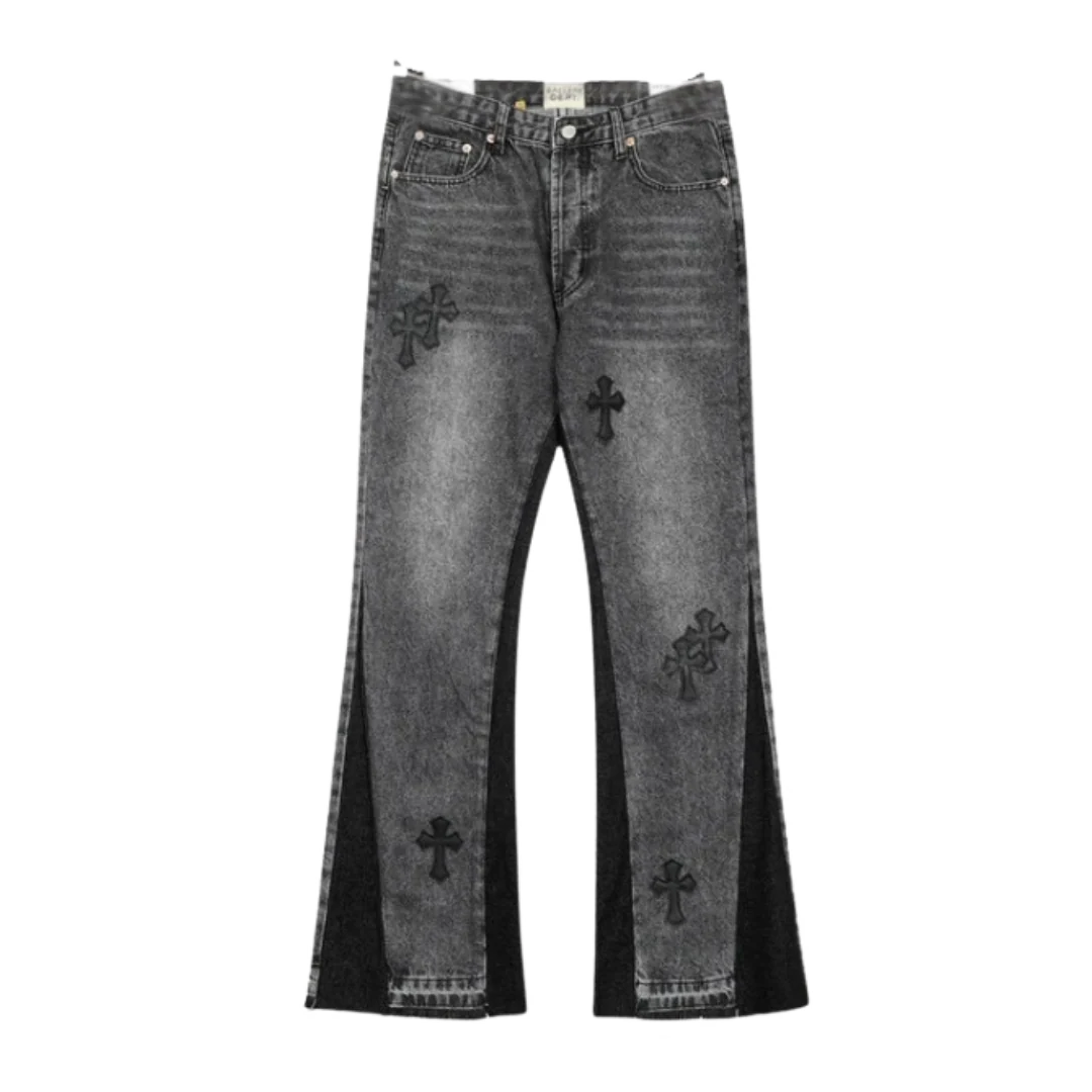 Gallery Dept. x Chrome Hearts Flared Jeans Black