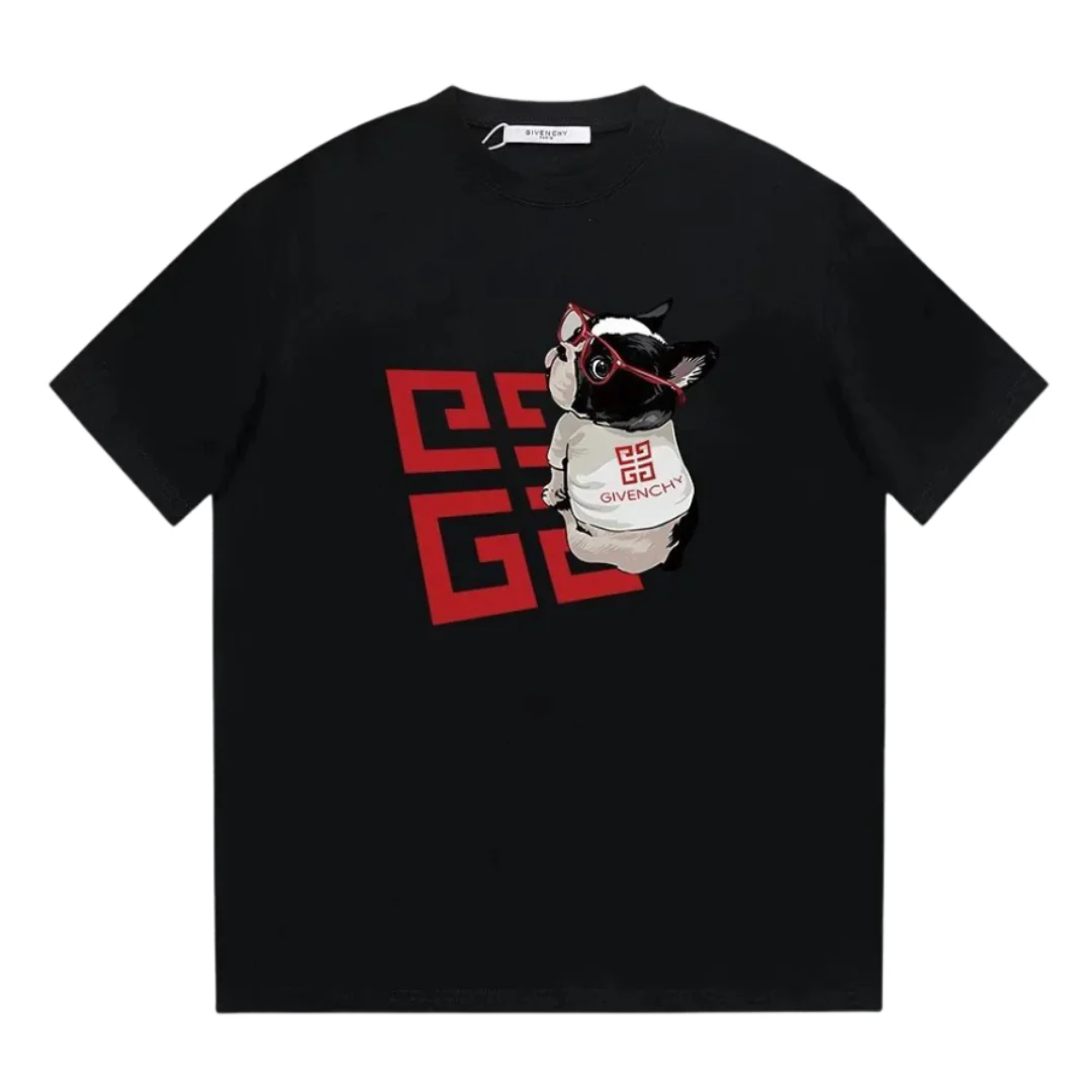 Givenchy Turned Dog T-Shirt Black