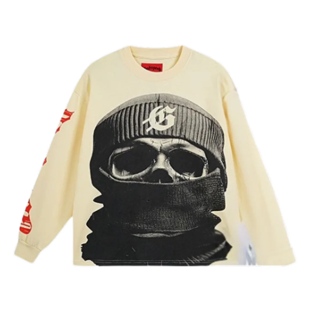 Goodspeed Skimask Skeletton Longsleeve Creme