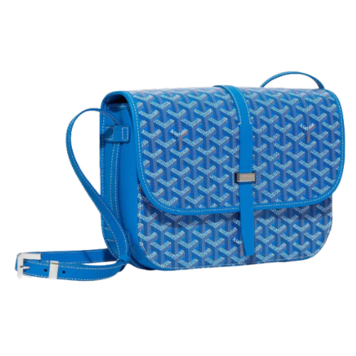 Goyard Belvedere MM Bag Blue