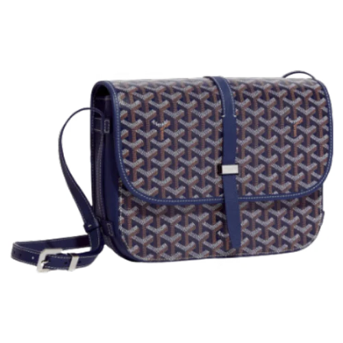 Goyard Belvedere MM Bag Navy Blue