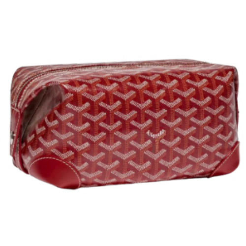 Goyard Bowling 25 Toiletry Bag Red